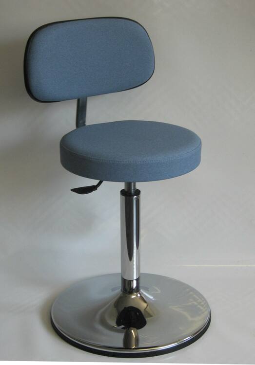 tabouret medical fixe avec dossier sc19d